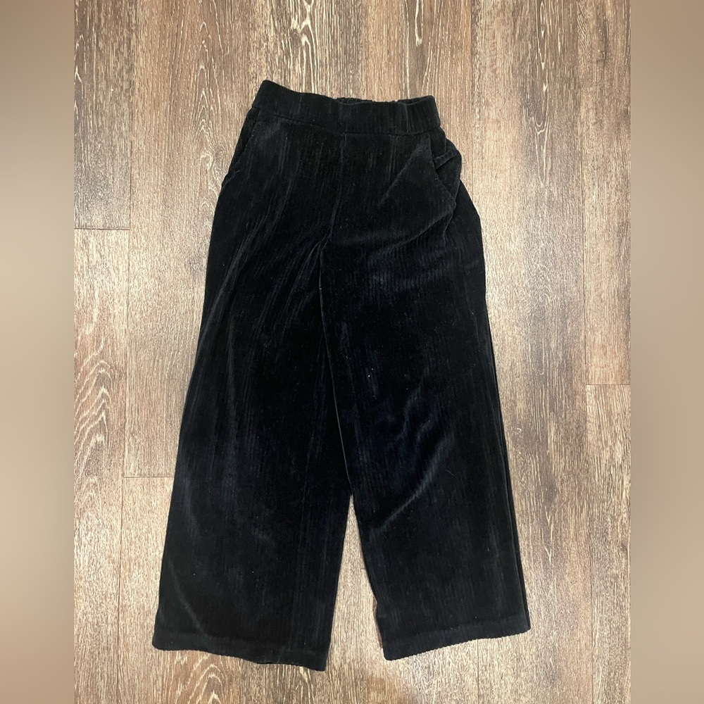 Girls Zara Velvet Wide Leg Pants